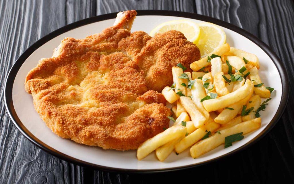 Schnitzel Menü